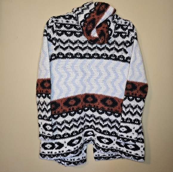 ABERCROMBIE & Fitch Wool and Alpaca blend mixed print sweater Size Small - Picture 9 of 9